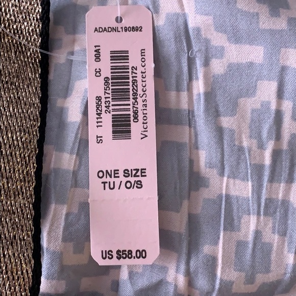 Victoria’s Secret Gold Canvas Bag - Picture 3 of 3